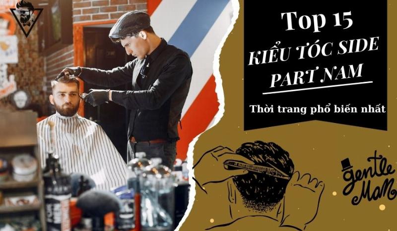 Một chàng trai với kiểu tóc side part 7/3 vuốt rủ đang tạo dáng trong trang phục lịch lãm, ví dụ áo sơ mi và quần tây, thể hiện sự kết hợp hài hòa giữa kiểu tóc và thời trang.